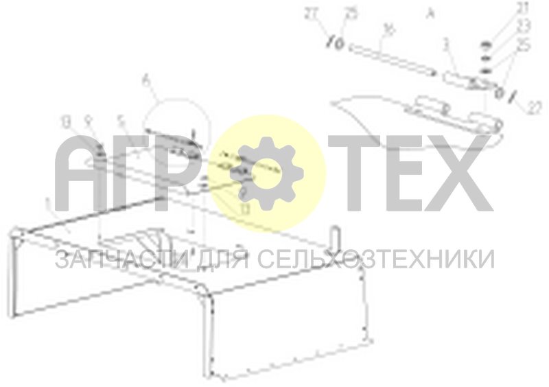 Чертеж Крыша (142.14.06.100)